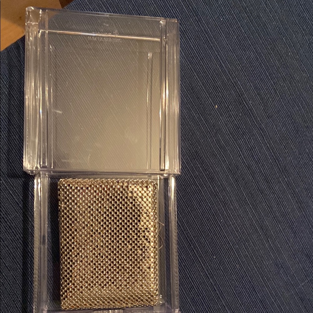Whiting & Davis Silver Wallet Elegant Mesh Design - Picture 3 of 7